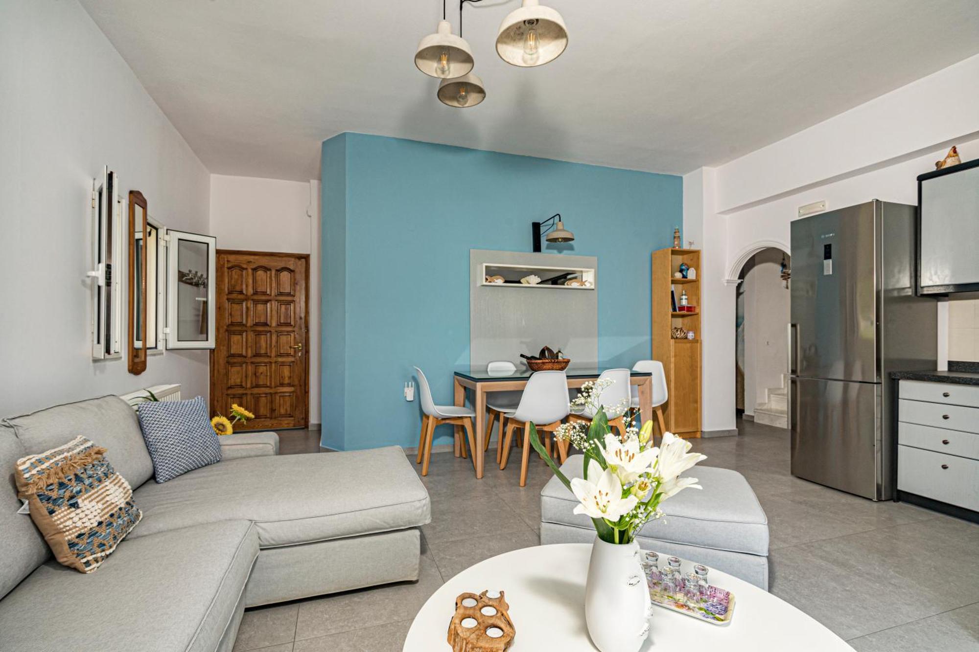 Big Blue Exclusive Beachfront Villa Kíszamosz Kültér fotó