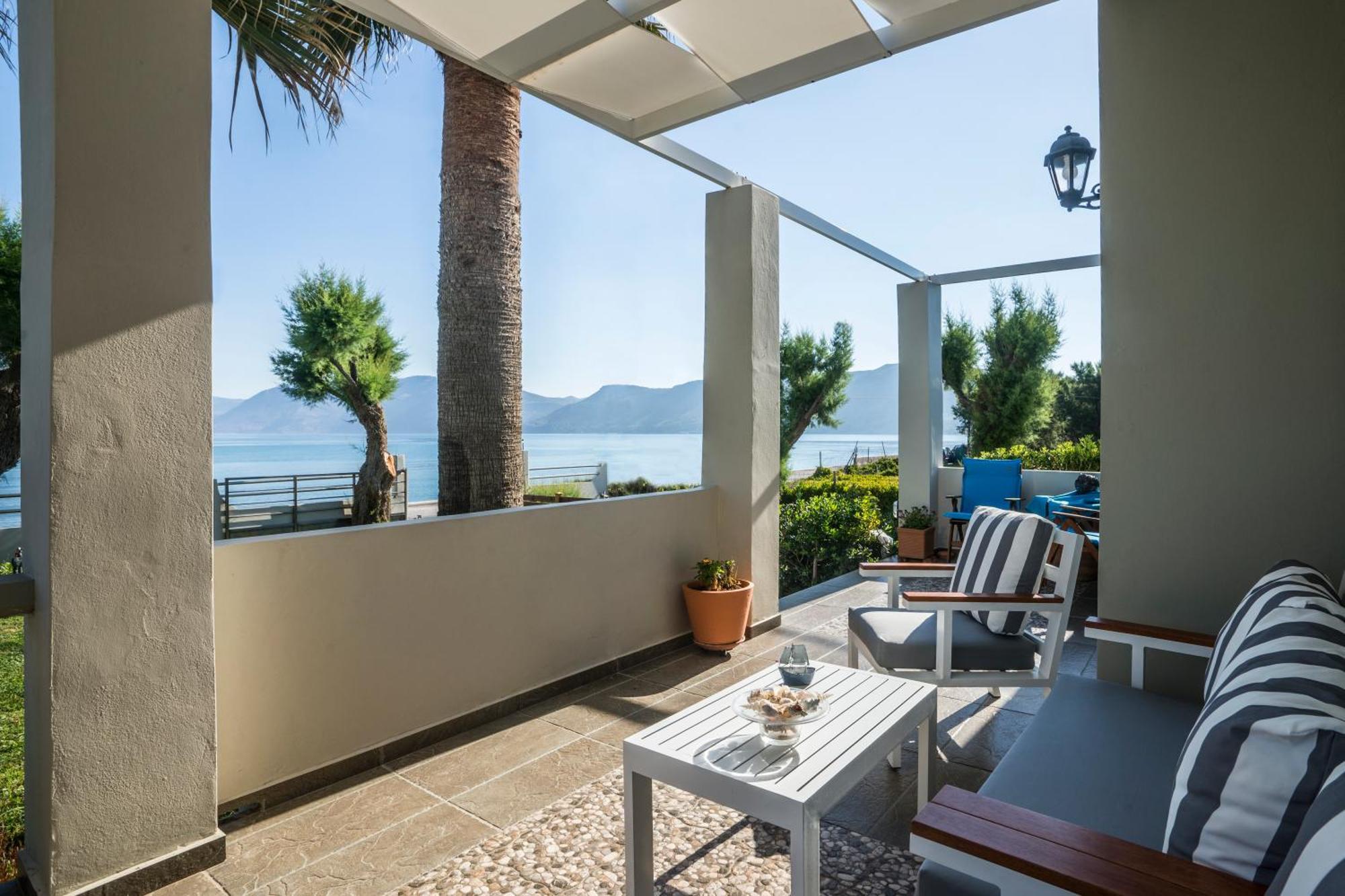 Big Blue Exclusive Beachfront Villa Kíszamosz Kültér fotó